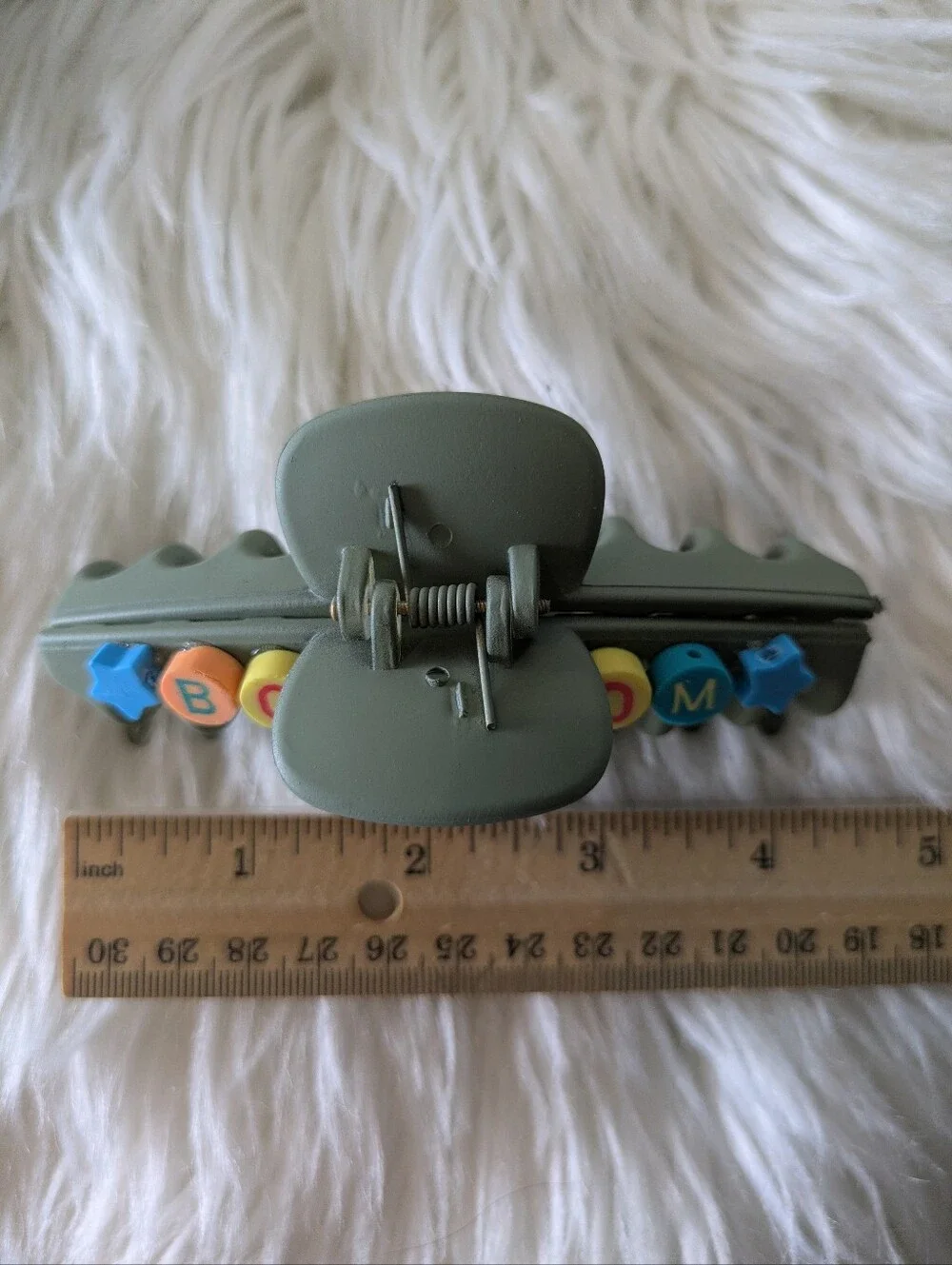 Boy Mom Hair Clip Claw Style Handcrafted | NWT